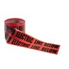 Black Swan Non-Detectable Marking Tape, Red, Electric Line 6" X 1000Ft 15445